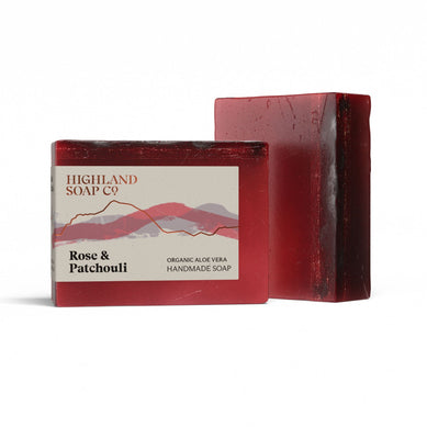 Rose & Patchouli Organic Glycerine Soap 150g