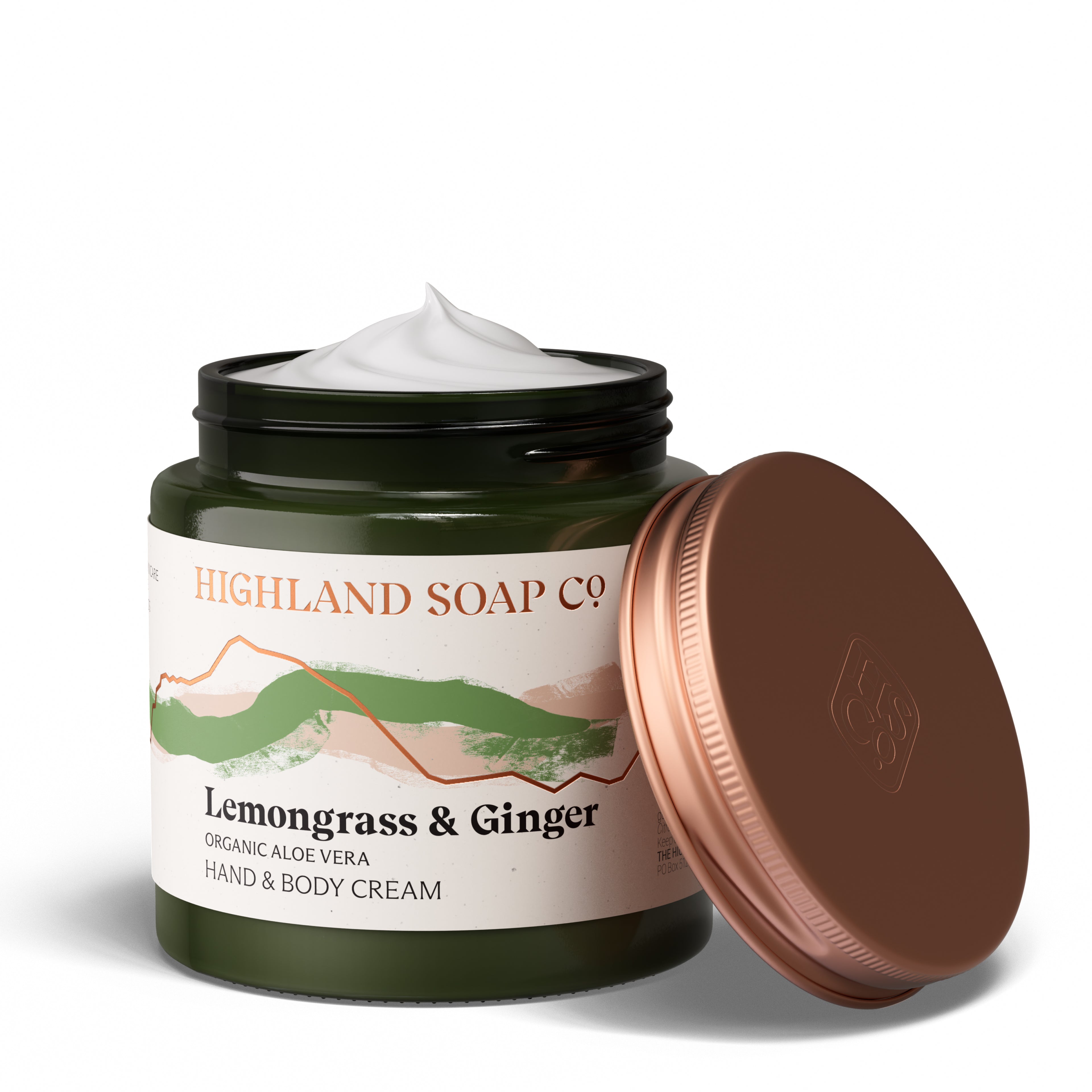 Ginger Hand Lemongrass & Ginger Hand & Body Cream 120ml – Highland Soaps Co. B2B